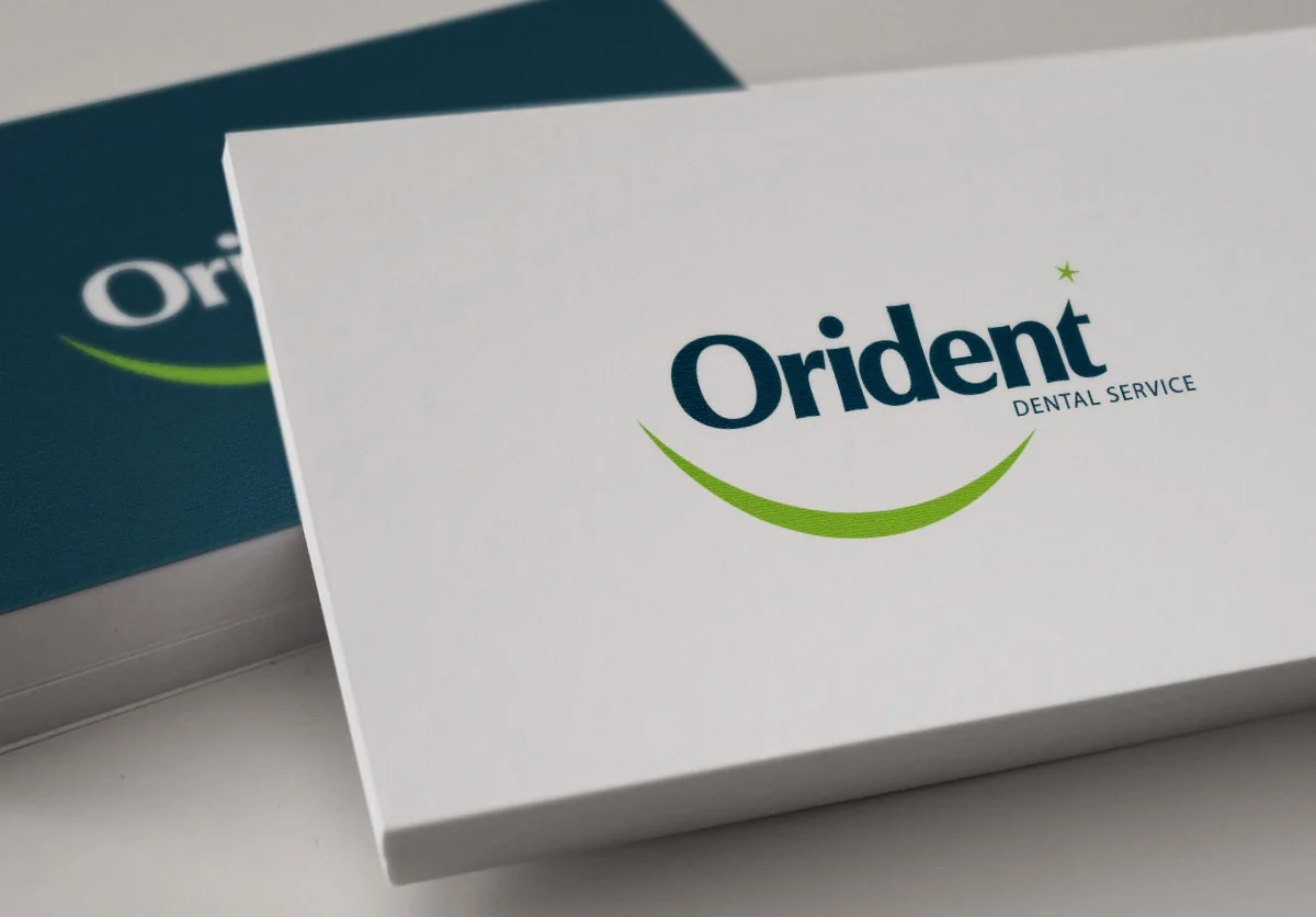 Projekt logo i identyfikacja wizualna dla kliniki stomatologicznej Orident